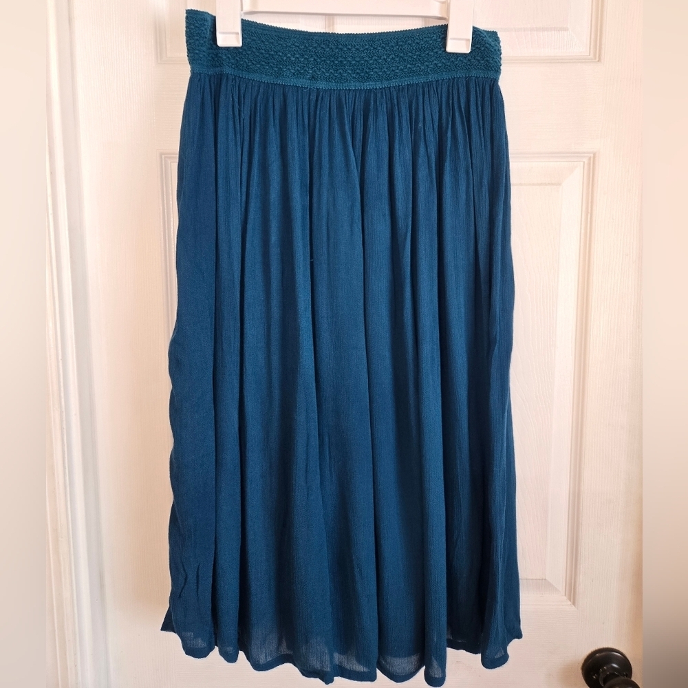 Boho Blue Skirt